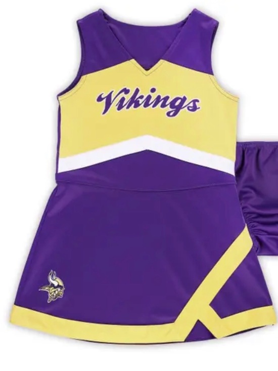 Nfl Apparel Other - Vikings Purple & Gold Kids Cheer One-Piece